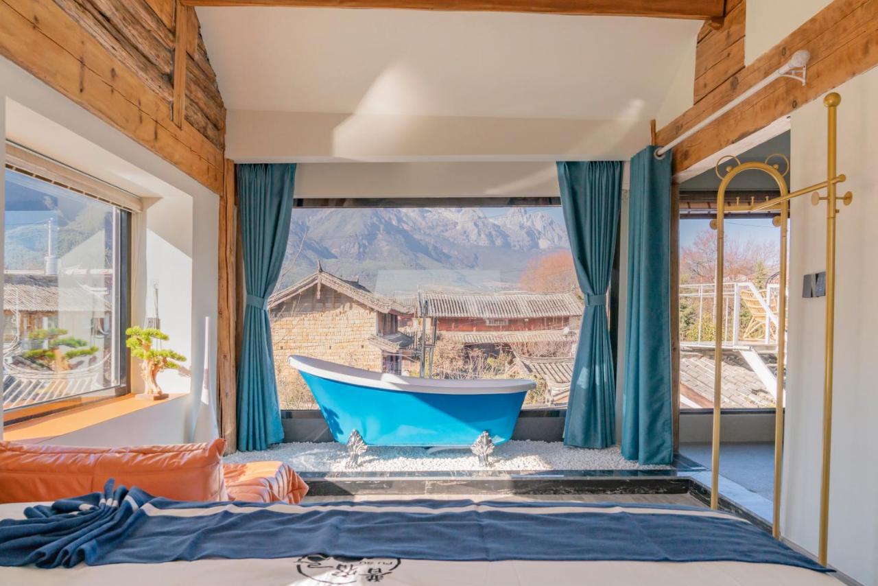 玉龙白沙普宿客栈 Lijiang  Eksteriør bilde